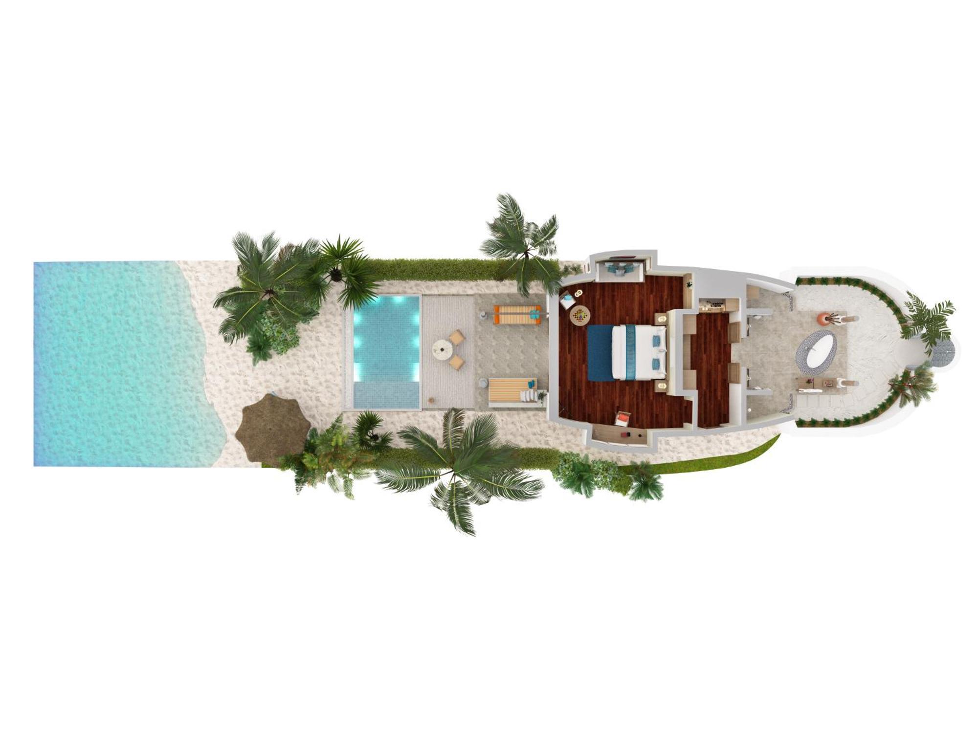 Villa Beach Pool Sunrise